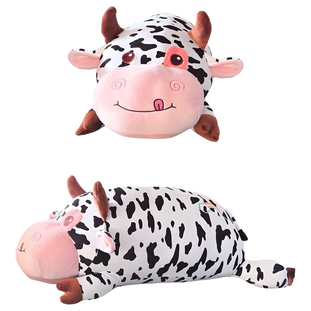 Friendly cow plush toy 45cm