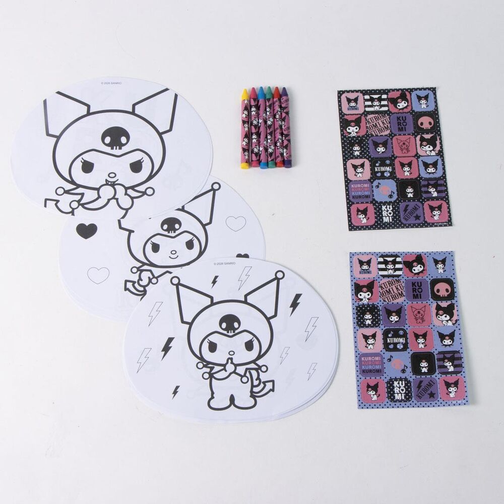 Hello Kitty Kuromi colouring activity book - Image 2