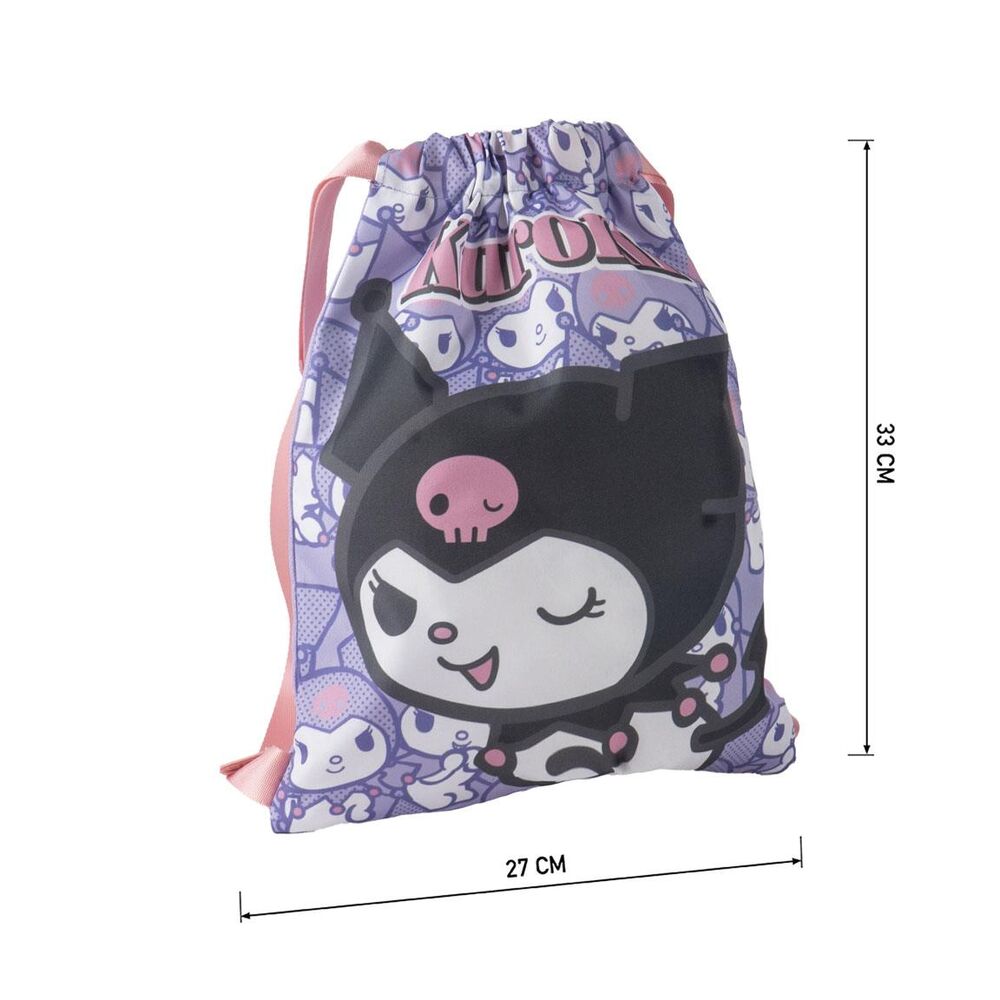 Hello Kitty Kuromi gym bag 33cm - Image 6