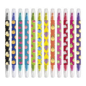 Pusheen Fruits set of 12 erasable makers