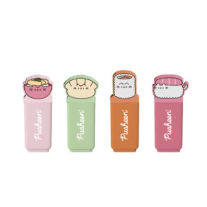Pusheen Sushi Roll set of 4 highlighters with topper