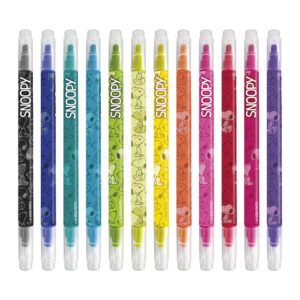 Snoopy Peanuts set of 12 erasable makers