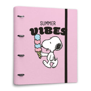 Snoopy Peanuts 4 ring folder