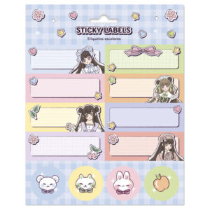 Anime trend adhesive labels