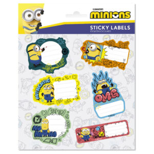 Minions premium adhesive labels