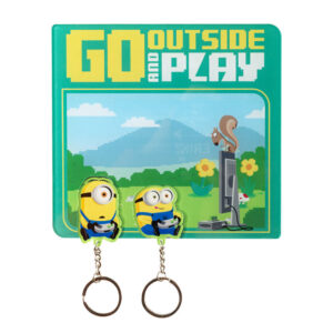 Minions key hanger with keyring
