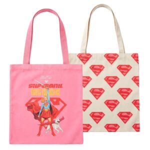 DC Comics Superman Supergirl assorted shopping bag
