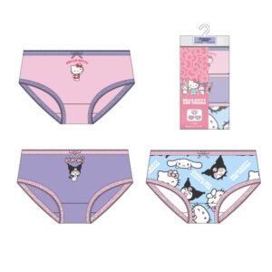 Hello Kitty and Friends assorted 3 panties set