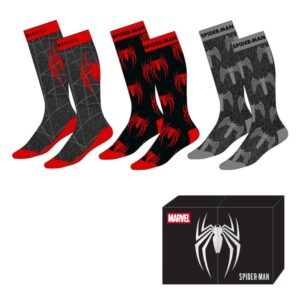 Marvel Spiderman assorted adult 3 socks set