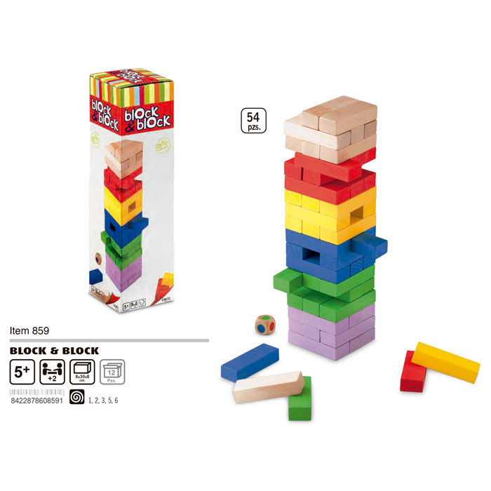 Block & Block colors Game 54pcs - Image 3