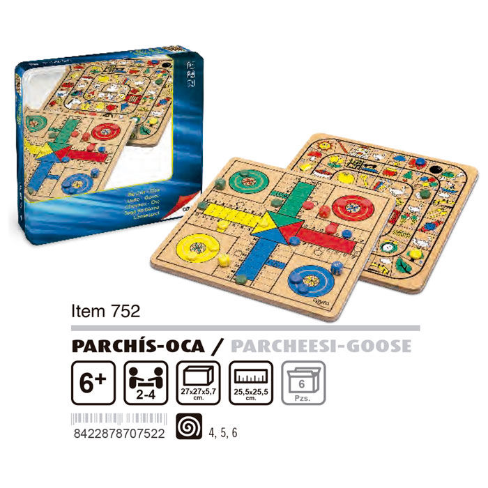 Wood Parcheesi Goose - Image 2