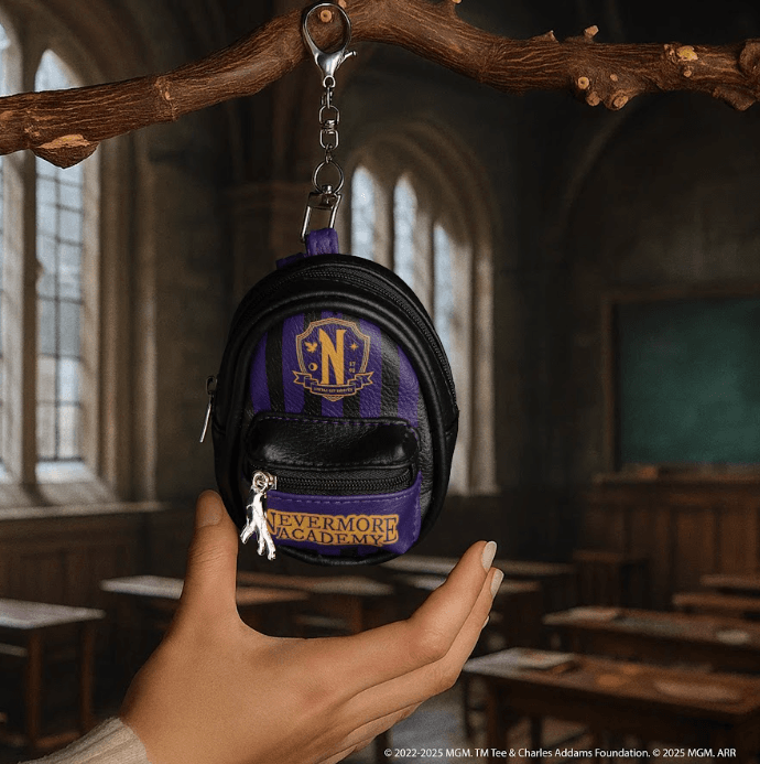 Keychain Pouch - Nevermore Academy Purple
