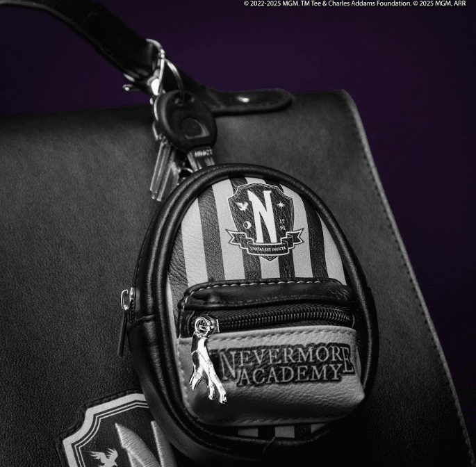 Keychain Pouch - Nevermore Academy Black