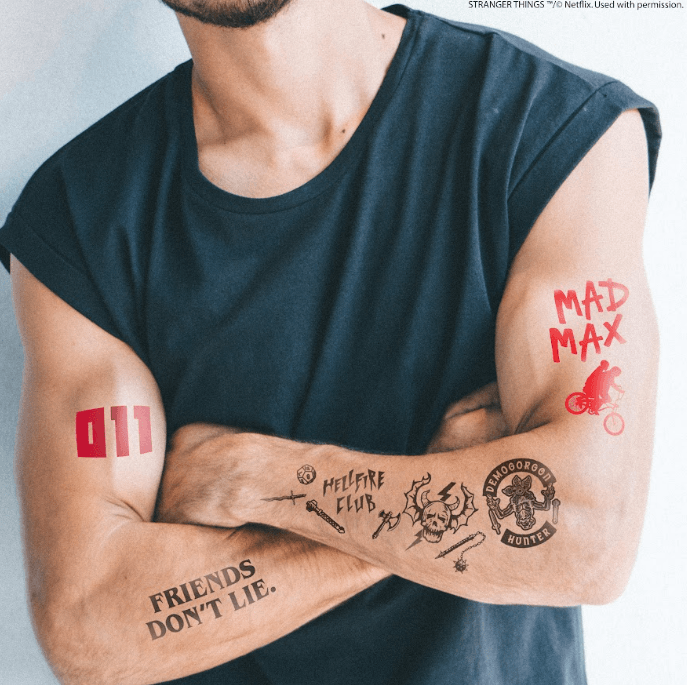 Set of 4 Tattoos