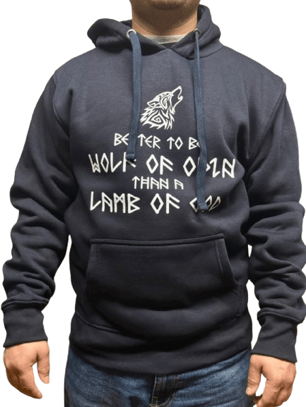 Pullover Wolf of Odin Navy Blue