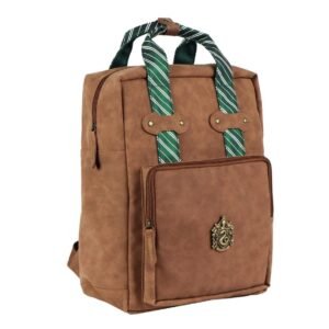 BACKPACK CASUAL FASHION FAUX-LEATHER HARRY POTTER SLYTHERIN