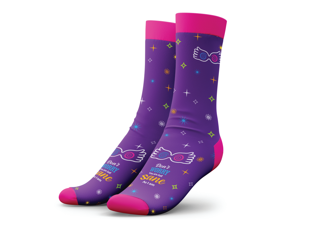 Socks Luna Love Good Blue
