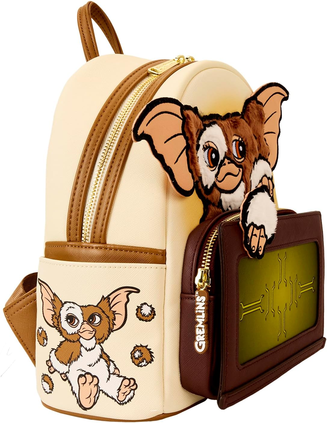 Loungefly Gremlins 40th Anniversary Gizmo Mogwai Box Mini Backpack - Image 3