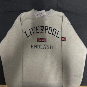Grey Crew Jumper Liverpool