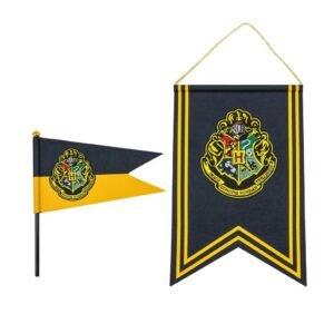 Hogwarts Banner & Flag Set