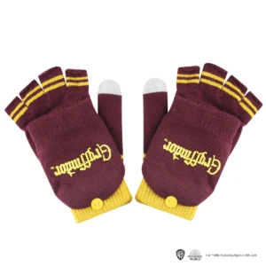 Gloves Mitten Fingerless - Gryffindor
