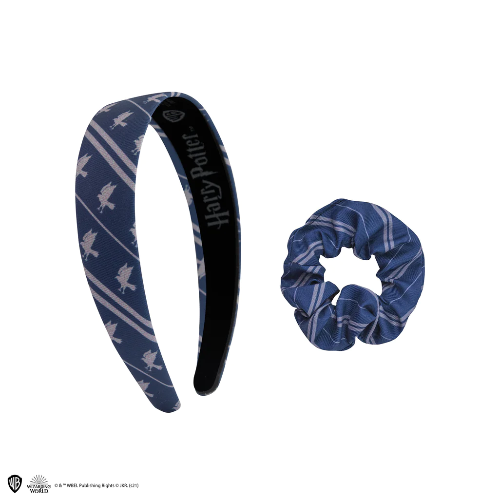 Hair Accessories Headband scrunchy bow Set of 2 - CLASSIC - Ravenclaw