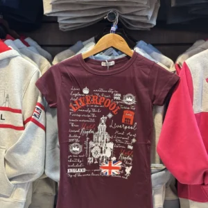 Maroon Liverpool Street Skinny T-Shirt