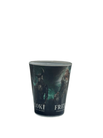 Viking Gods Name Shot Glass