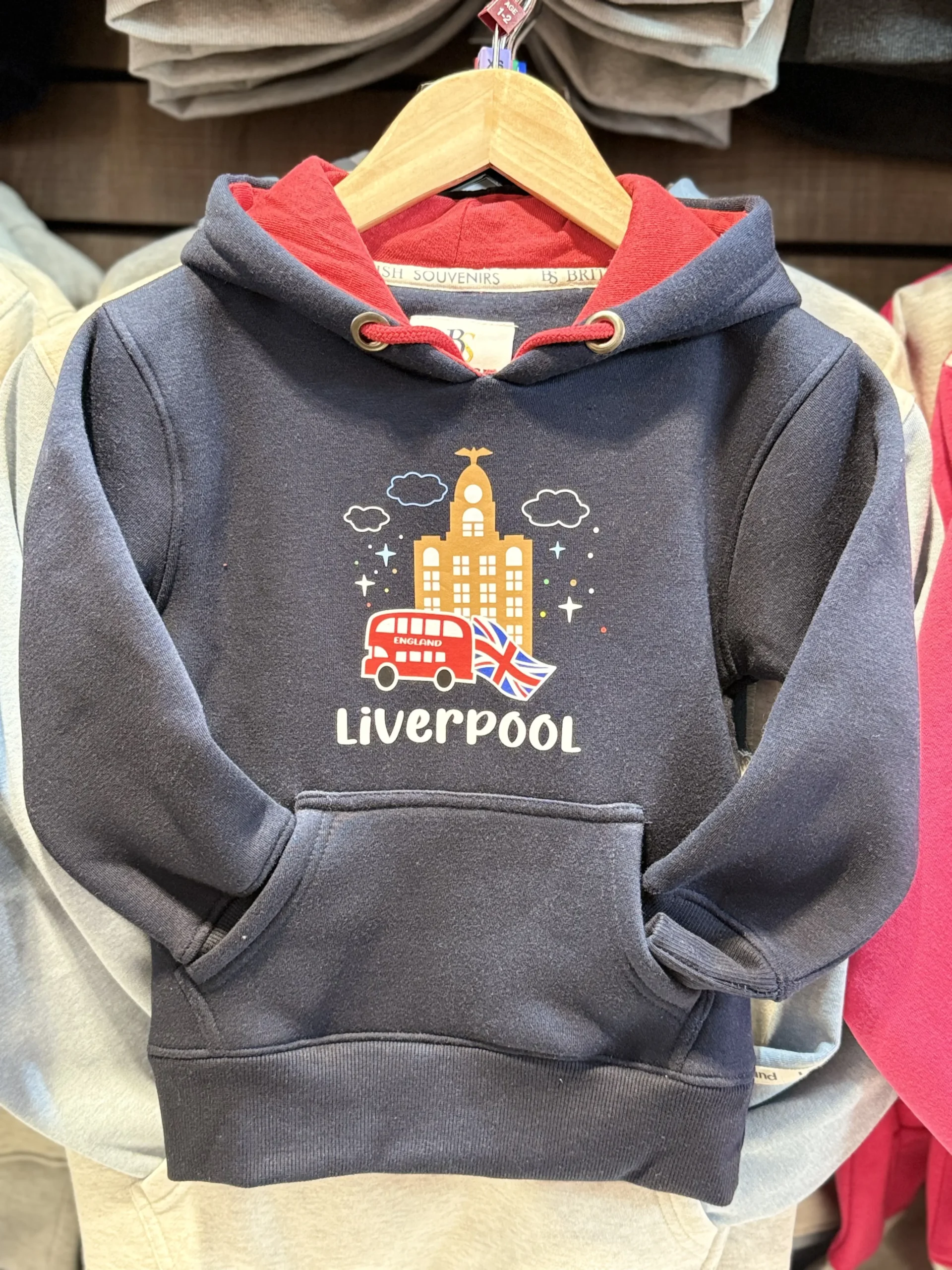 Navy Liverpool Icon Kids Hoodie