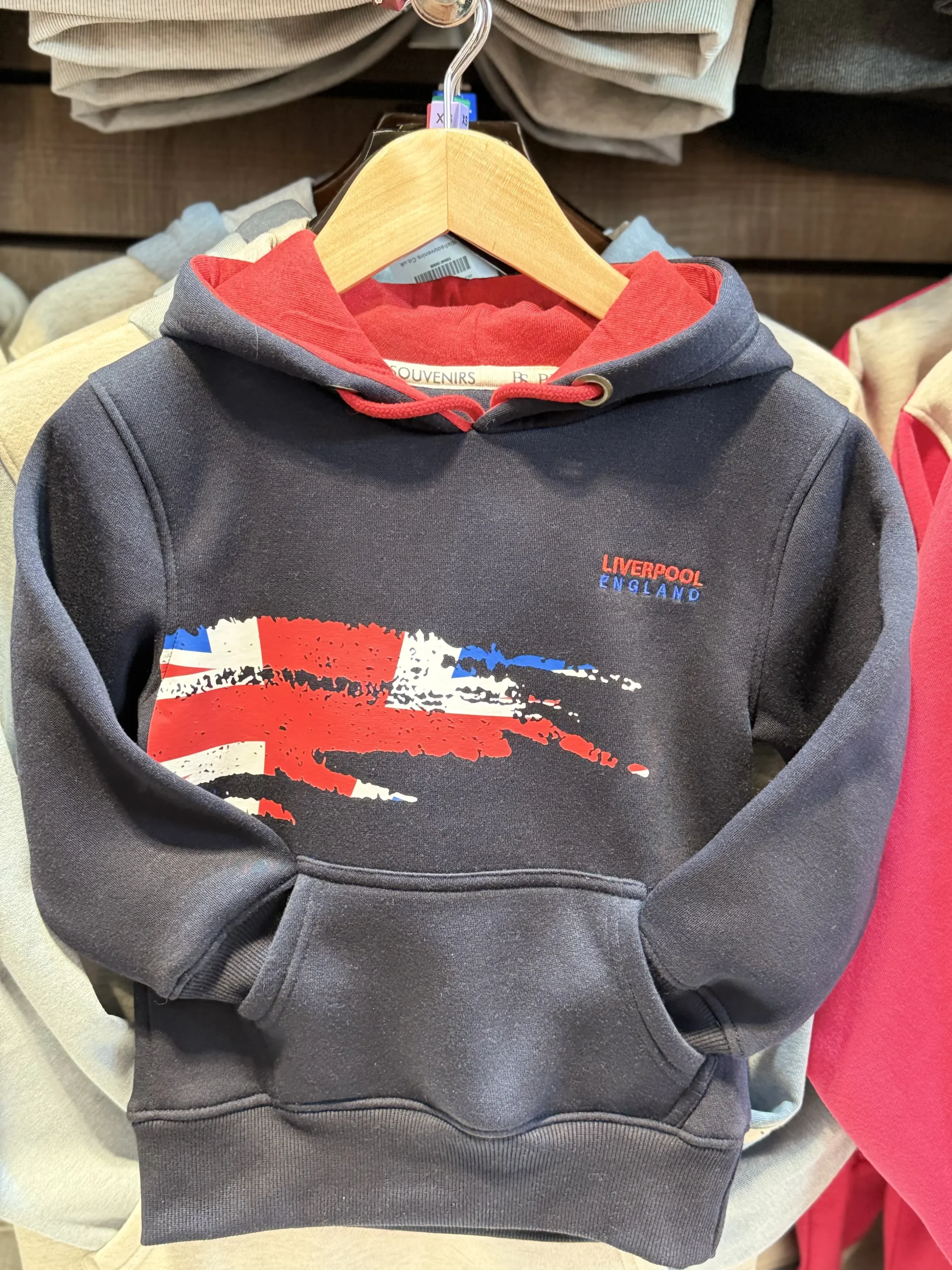 Navy Liverpool UJ Kids Hoodie