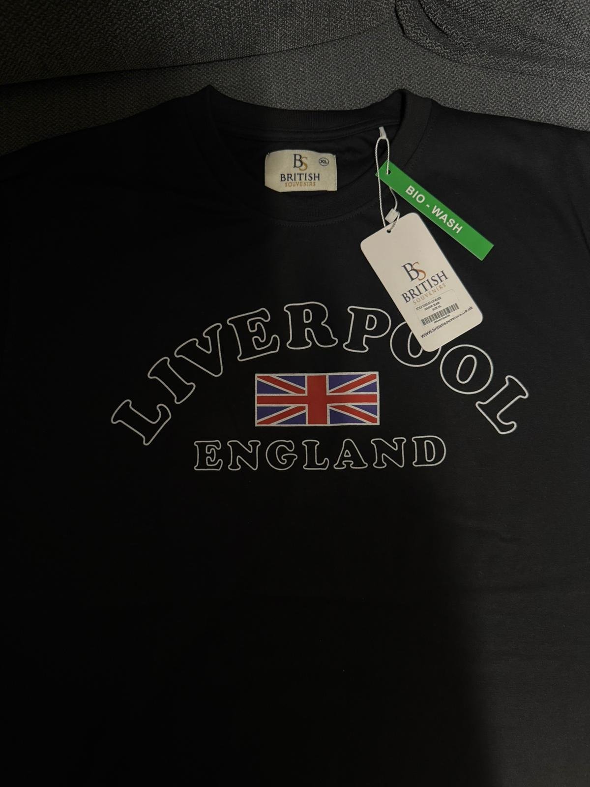 Black Round Neck T shirt Liverpool