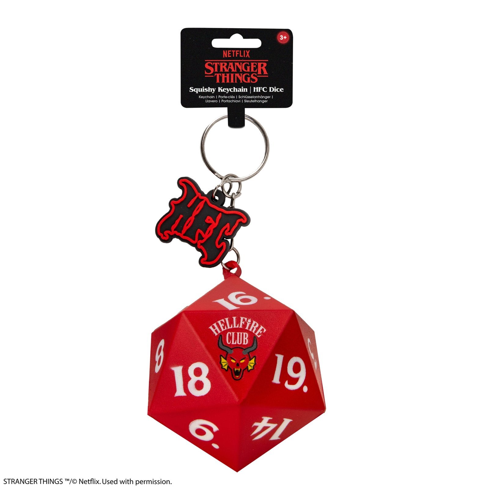 Squishy Keychain - Hellfire Club Dice