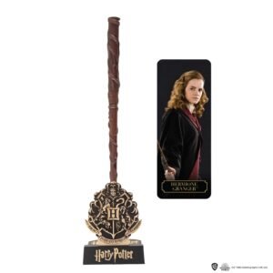Hermione Granger Wand Pen with Stand & Lenticular Bookmark