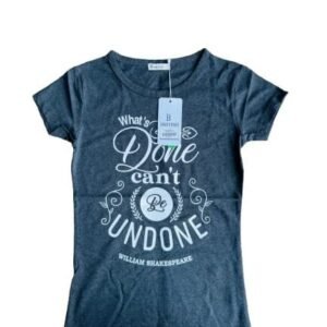 Charcoal What's Done Can't Be Undone T-Shirt