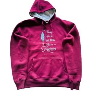 Maroon Shakespeare She Is Hoodie