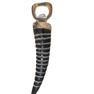 Engraved Buffalo Horn Bottle Opener