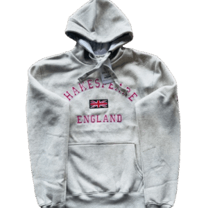 Grey & Pink Shakespeare Hoodie