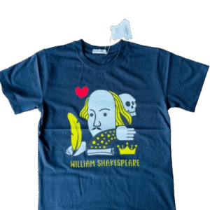 Navy Shakes Art Kids T-Shirt