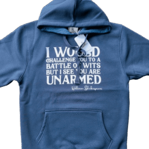 Navy Grey I Would Hoodie