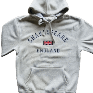 Grey & Navy Shakespeare Hoodie