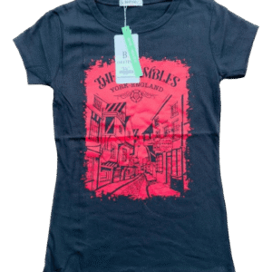 Black The Shambles Skinny T-Shirt