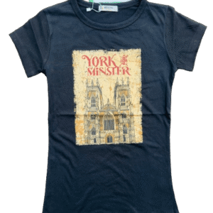 Black York Minster Skinny T-Shirt