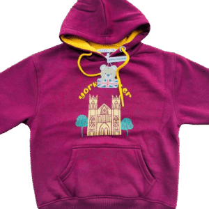 Maroon York Minster Kids Hoodie