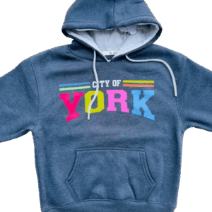 Charcoal City of York Kids Hoodie