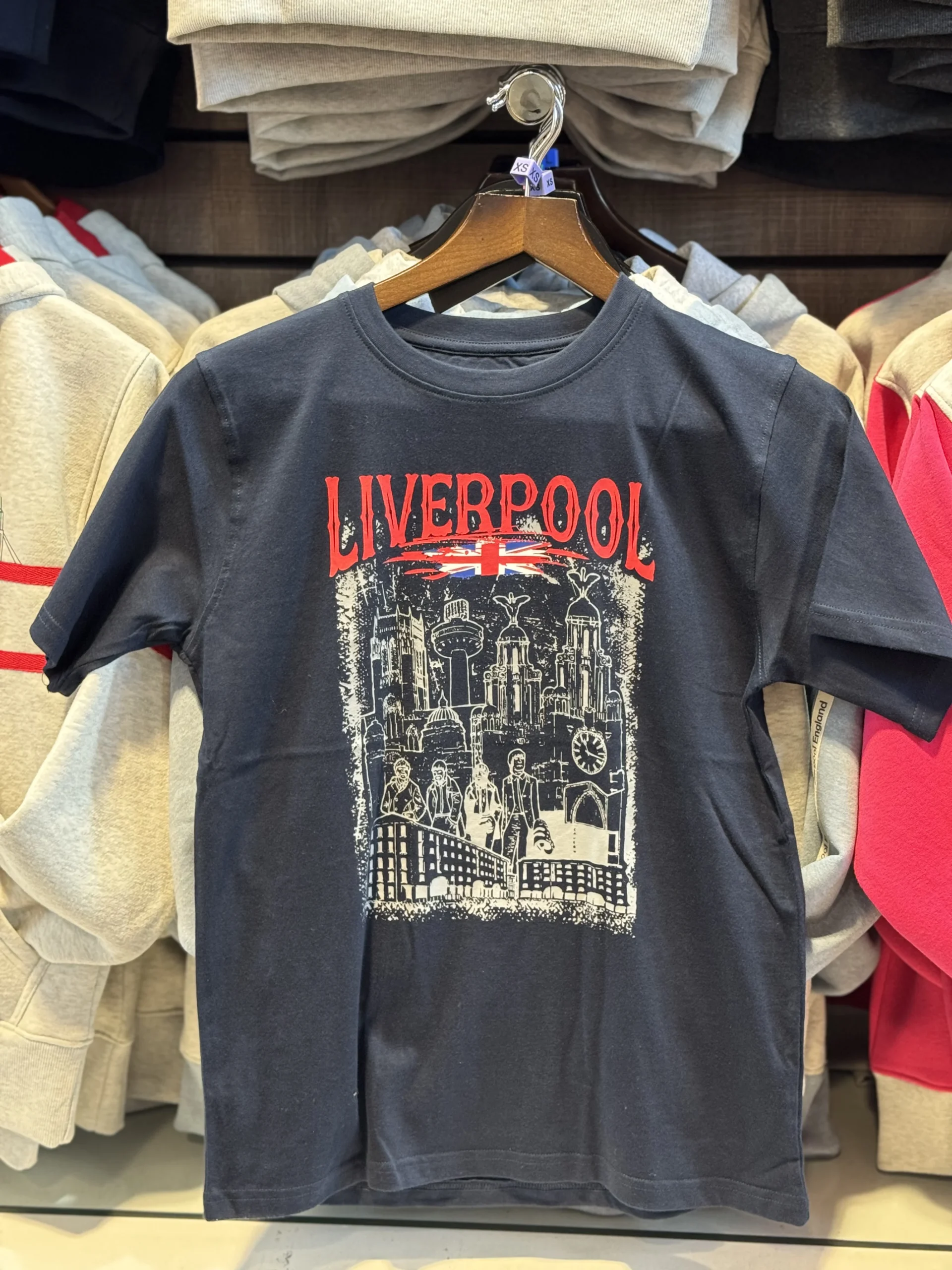 Navy Liverpool Street Printed T-Shirt