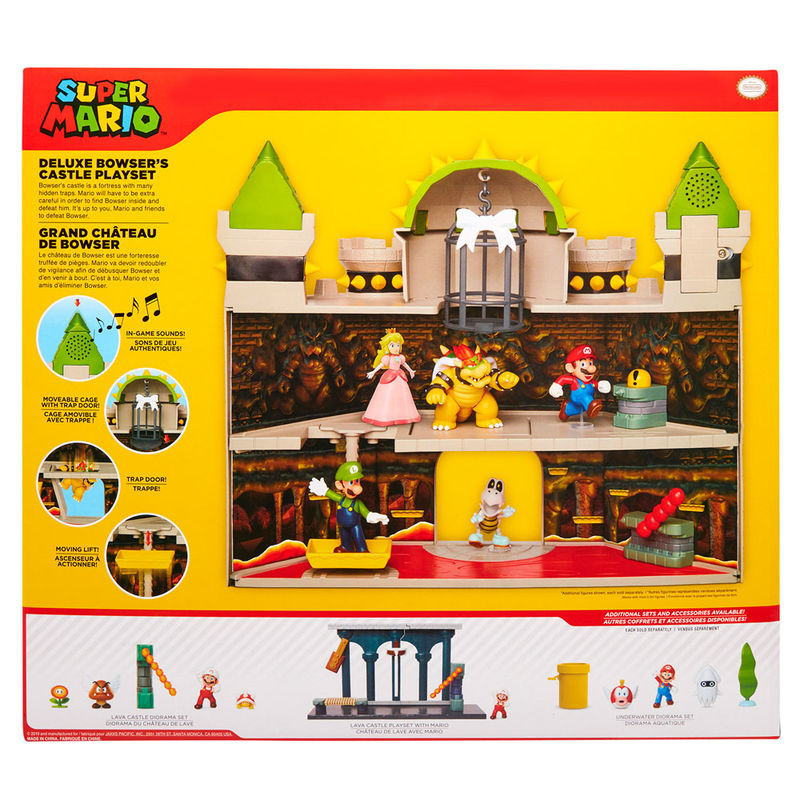 Mario Bros deluxe Bowser Castle playset - Image 8