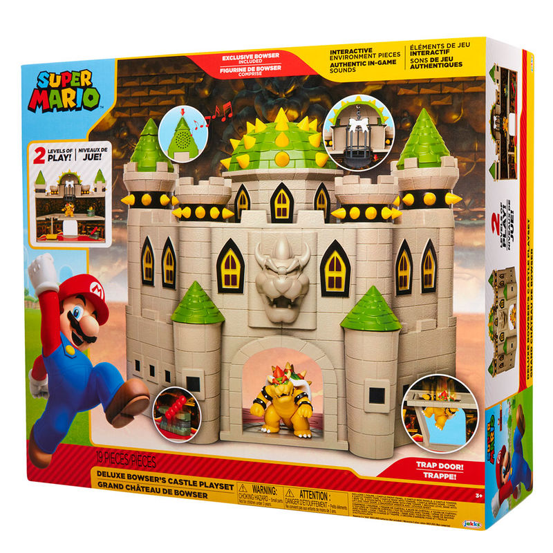 Mario Bros deluxe Bowser Castle playset - Image 9