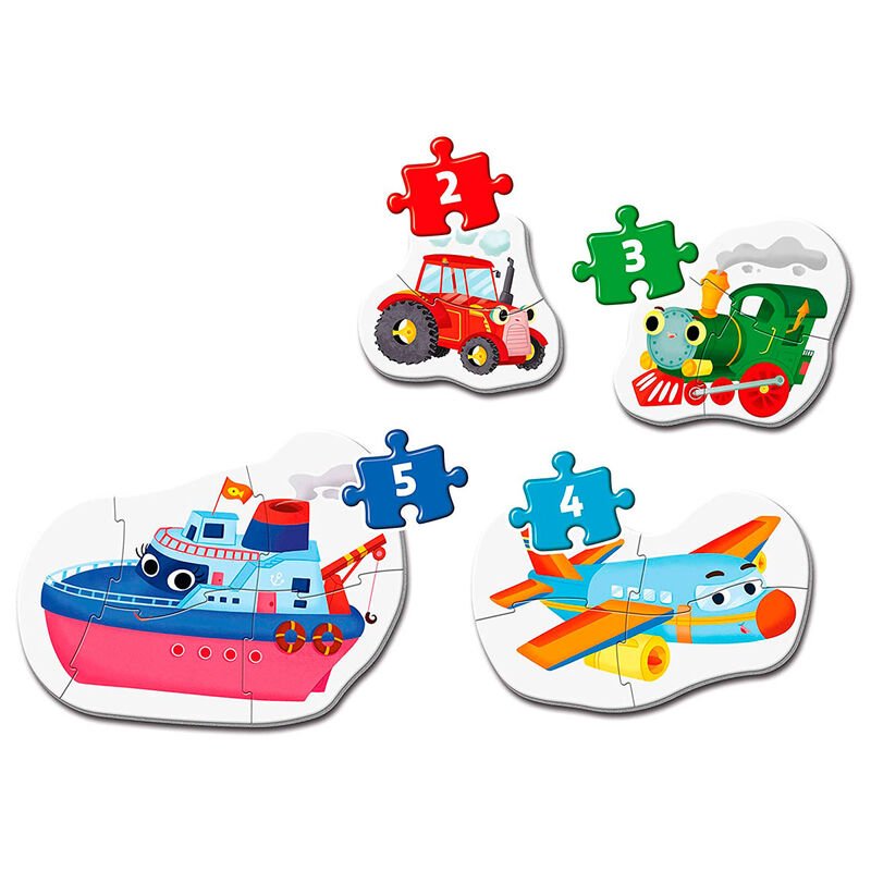 Means of Transport My First Puzzle 3-6-9-12pcs - Image 2