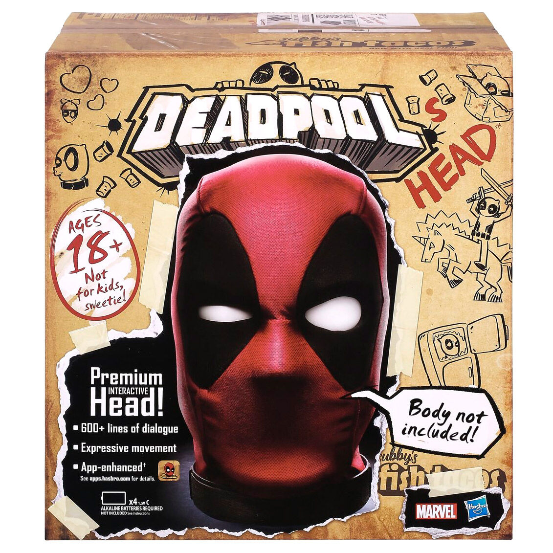 Marvel Legends English Interactive Electronic Deadpool's Head - Image 3