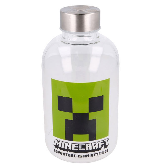 Minecraft glass bottle 620ml - Image 2